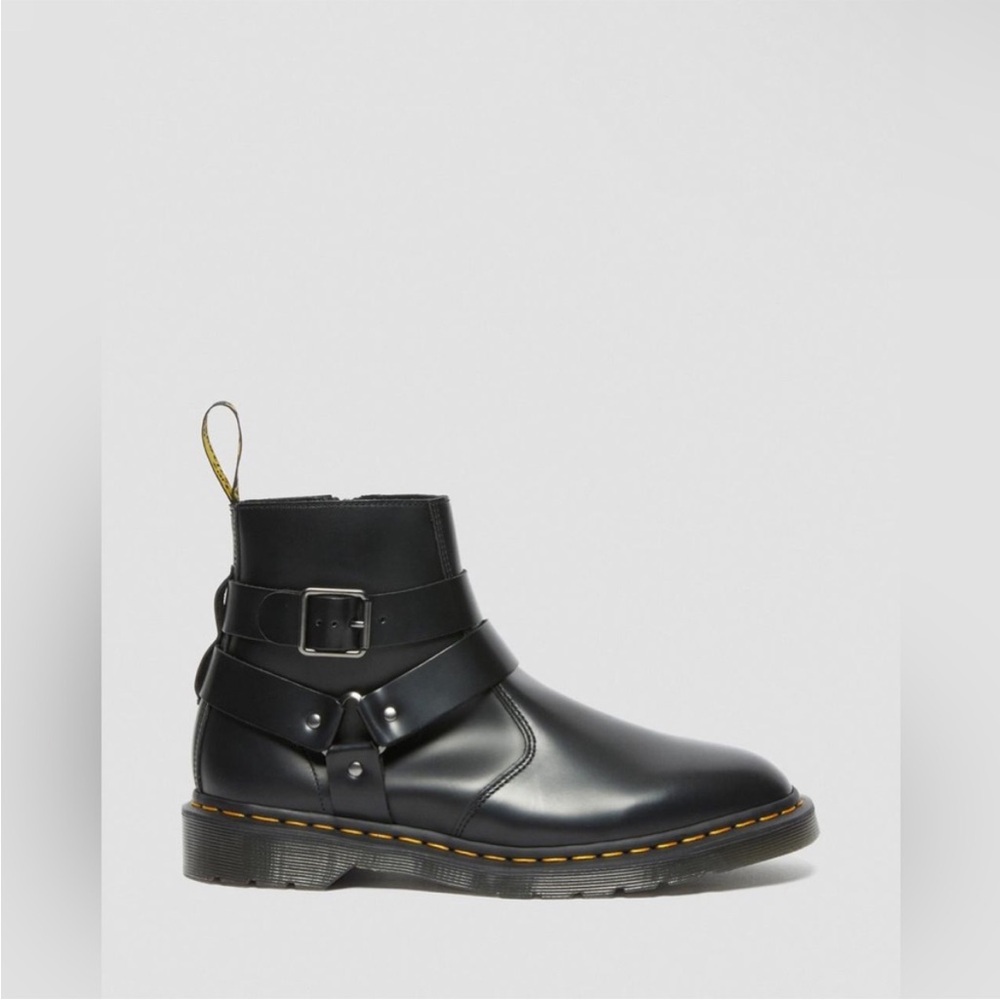 DR. MARTENS JAIMES LEATHER HARNESS CHELSEA BOOTS - Picture 4 of 15